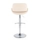 preview thumbnail 102 of 144, Silver Orchid Svellingen Adjustable Bar Stool with Rounded T Footrest - Set of 2