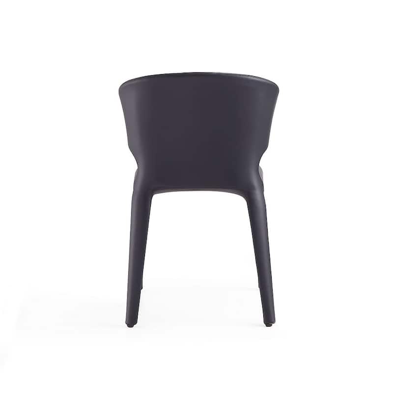 Conrad Cream Faux Leather Dining Chair (Set of 2)