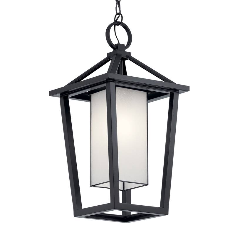 Kichler 12" Wide Outdoor Pendant - Black