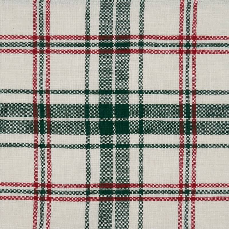 Cloth Placemats With Plaid Design (Set of 4)