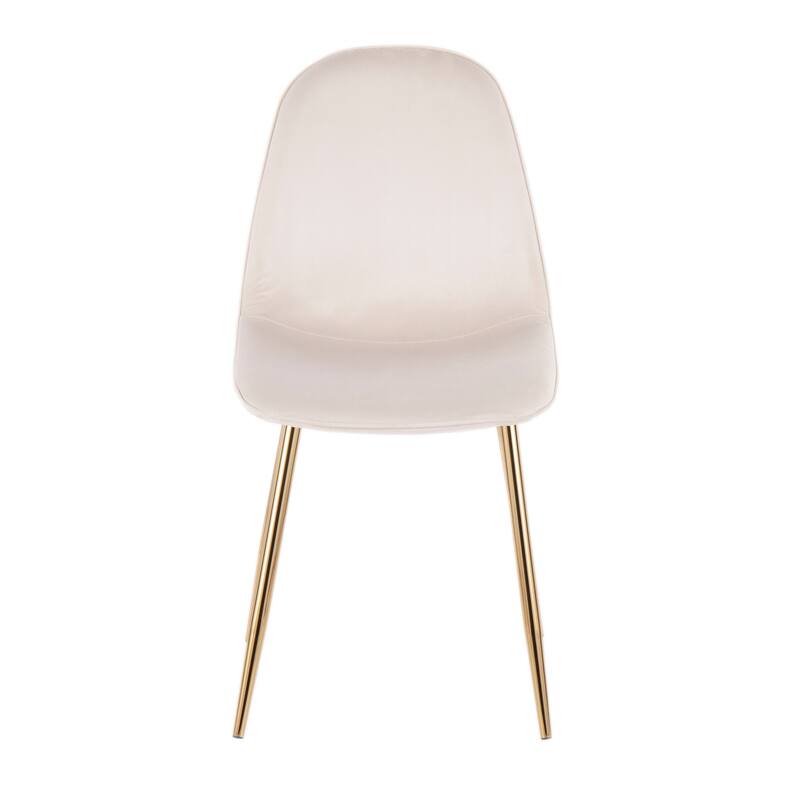 Silver Orchid Stone Gold Dining Chair - Set of 2
