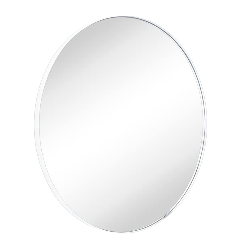 TEHOME Yolanta Round Metal Wall Mirror