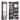 Costway Wall Door Mounted Mirrored Jewelry Cabinet Storage
