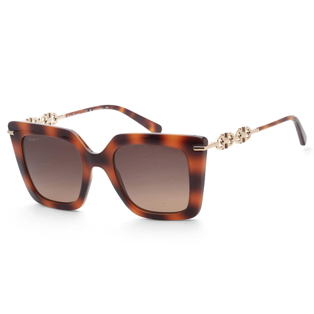 Ferragamo Women's 51mm Havana Sunglasses