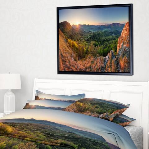 Designart 'Spring Forest Slovakia' Landscape Photography Framed Canvas Print