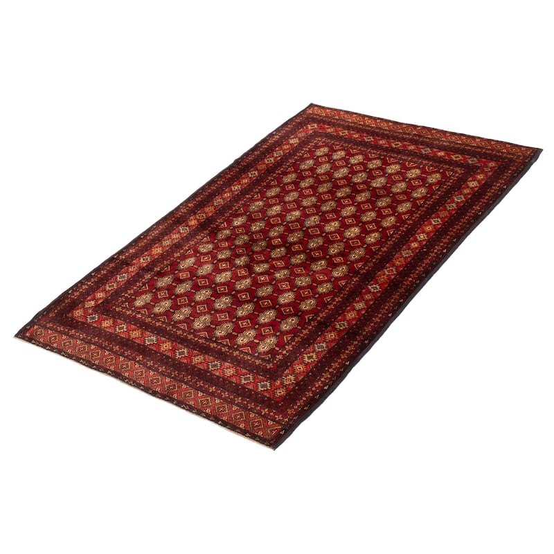 Teimani Red Rug 3'9" x 6'4" - 3'9 x 6'4