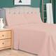 Miranda Haus 700 Thread Count Egyptian Cotton Solid Deep Pocket Sheet Set - Queen - Pink
