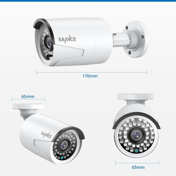 sannce 8ch 2mp fhd poe security system
