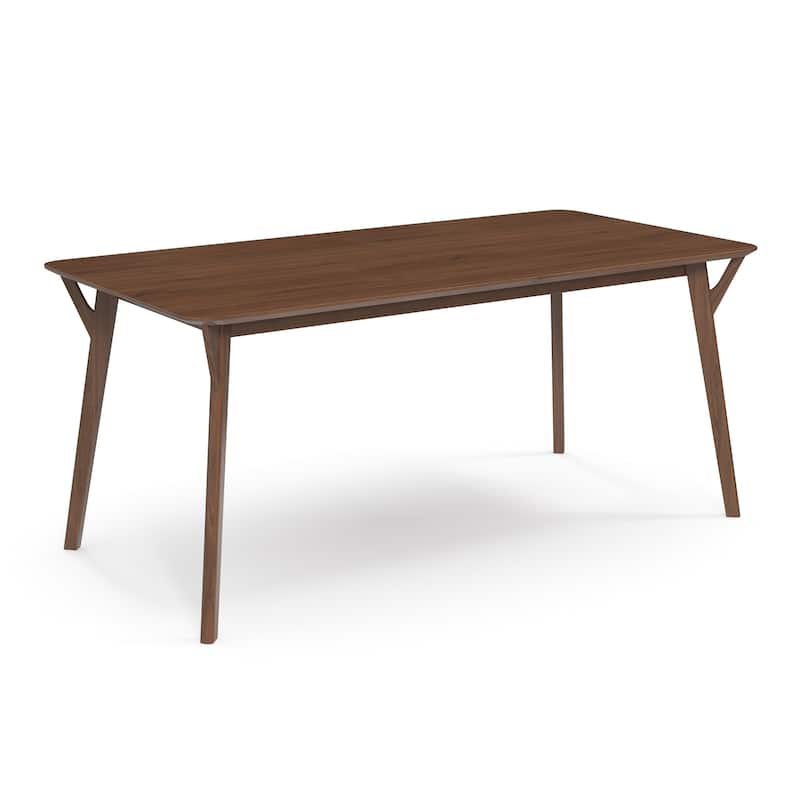 Elaine 71" Rectangular Dining Table - Walnut