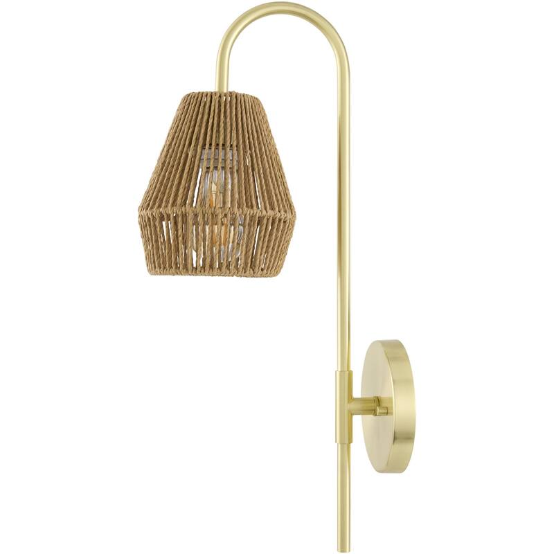 Livabliss Bezas Rustic Wall Sconce - 7"L x 5"W x 20"H