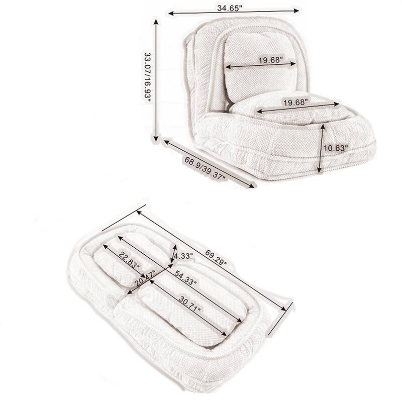 5 Adjustable Position Human Dog Bed