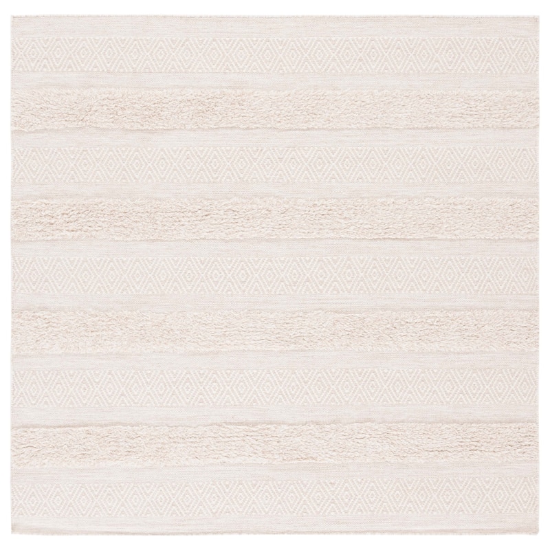 SAFAVIEH Handmade Vermont Adriane Rustic Boho Stripe Wool Rug