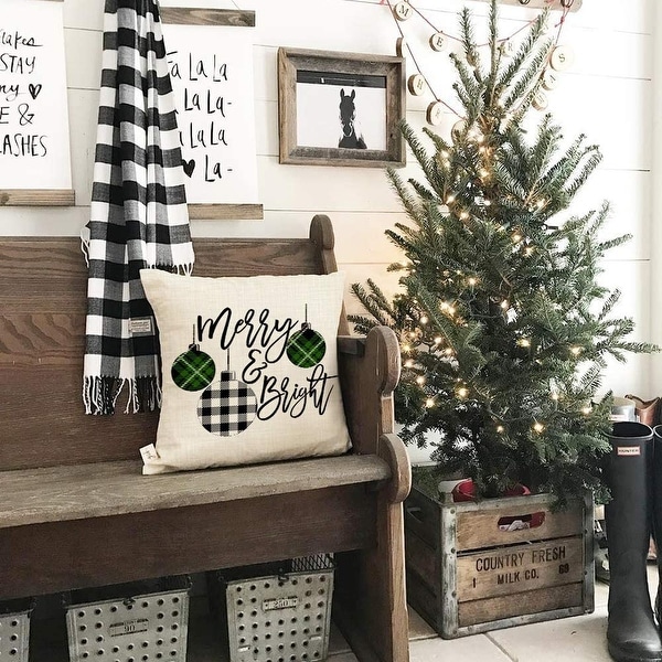 Christmas pillow deals cover 18x18