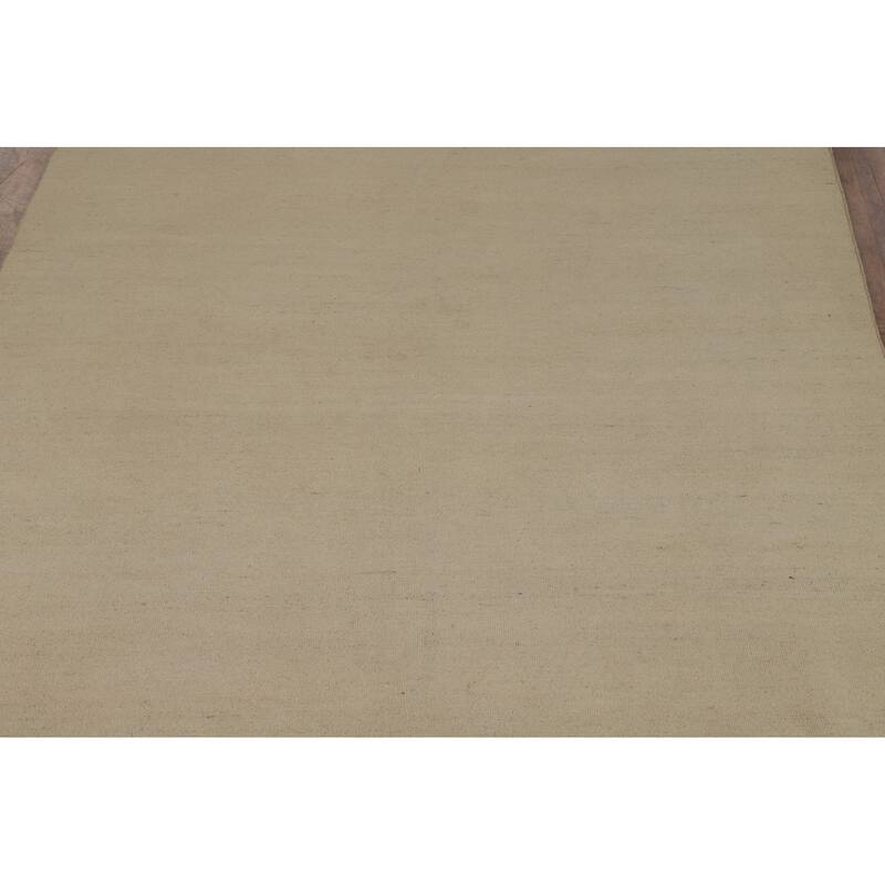 Modern Gabbeh Oriental Rug Hand-Knotted Wool Carpet - 6'8" x 9'7"
