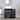 eclife 36" Bathroom Vanity Black Set with Side Cabinet Vessel Sink Faucet Combo