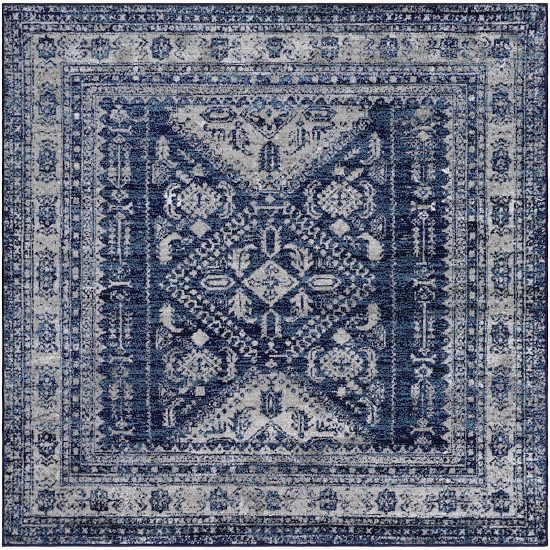 Livabliss Monte Carlo Updated Traditional Medallion Area Rug