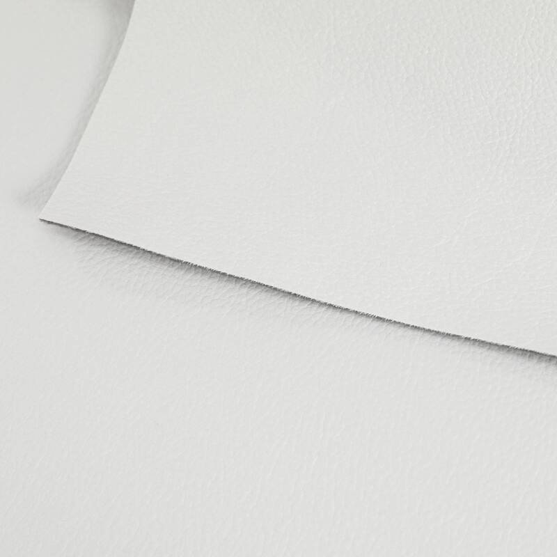 Upholstered Dining Chair in Leather with Iron Legs Set of 4 Lyra Collection