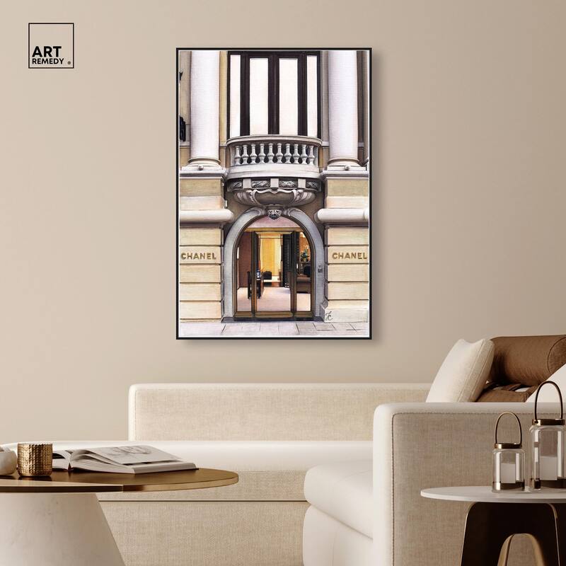Expensive Store in Paris Canvas by Art Remedy