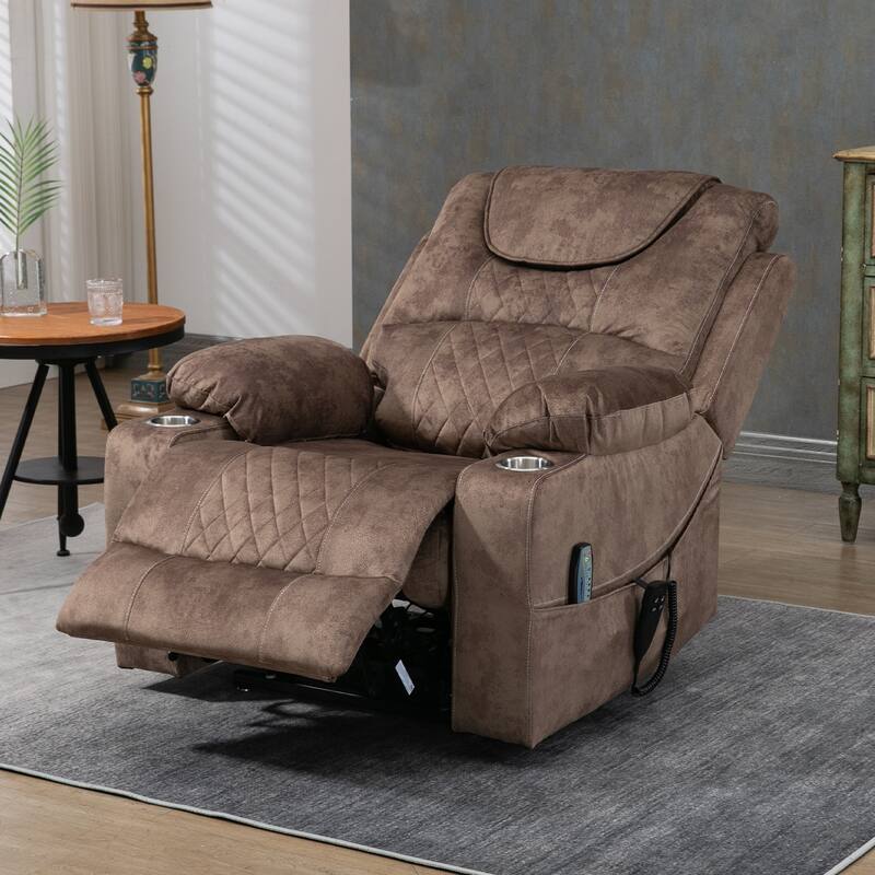 Upgraded Flagship Dual Motor Independent Control Oversized 180° Lay Flat Power Lift Recliner Chair