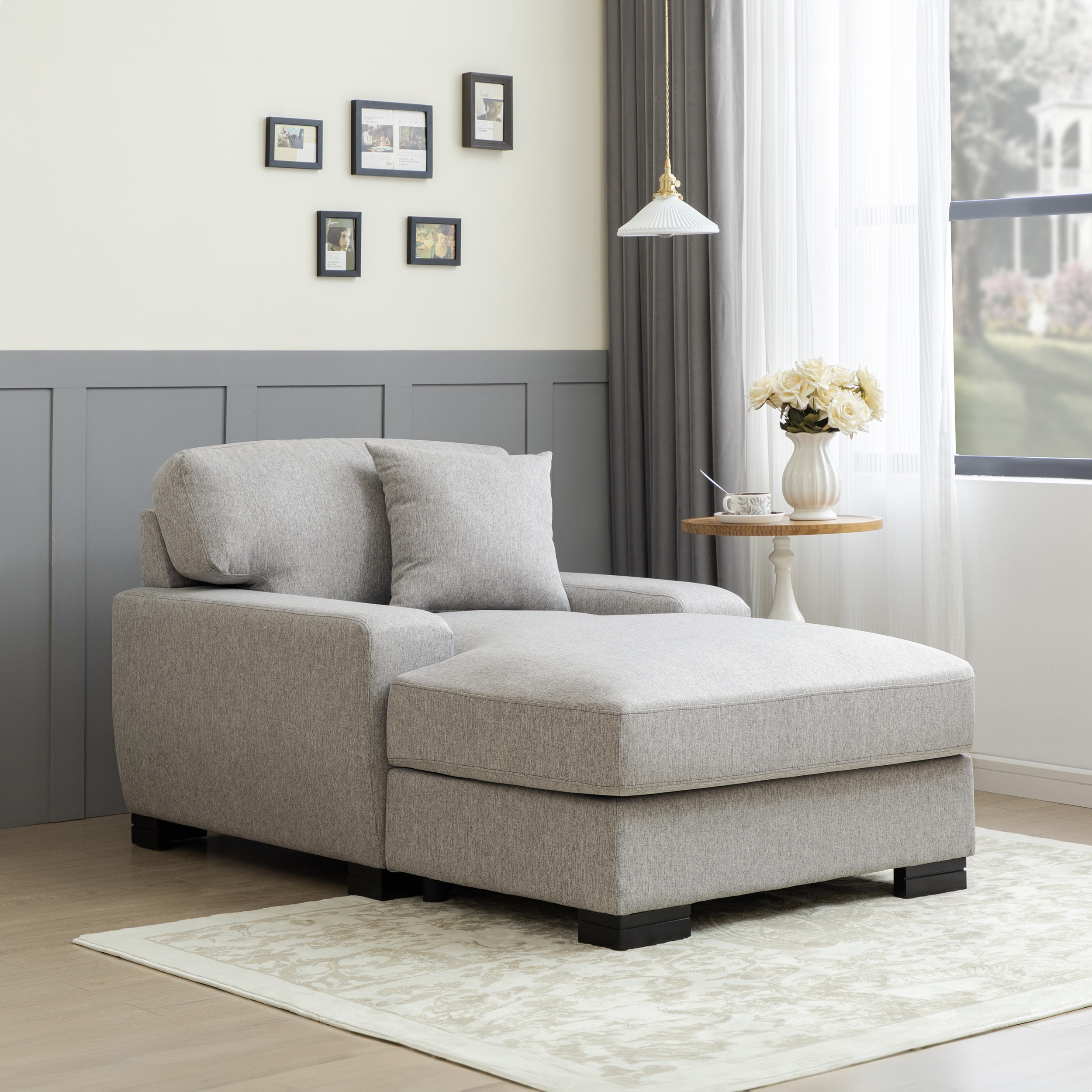 Single chaise hot sale lounge