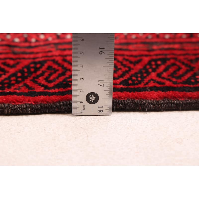 ECARPETGALLERY Hand-knotted Teimani Red Wool Rug - 5'3 x 8'4