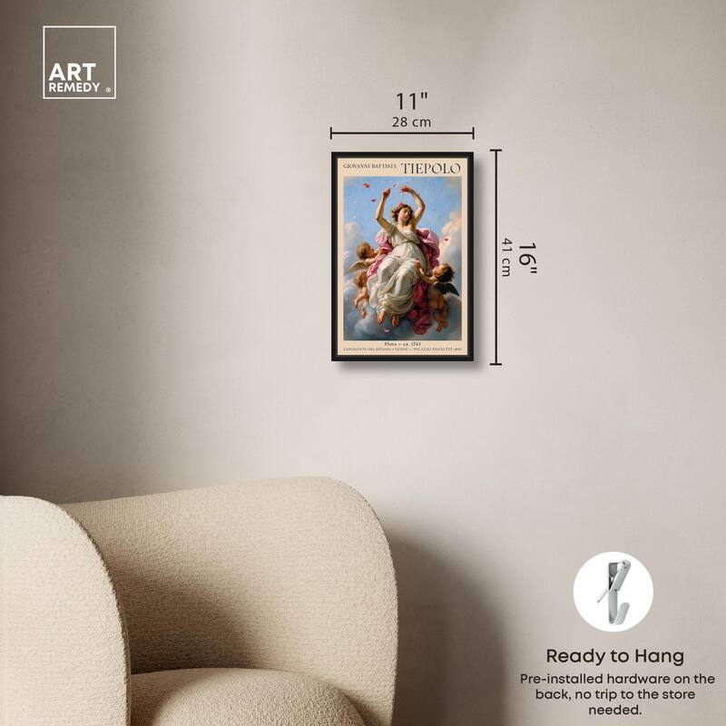 Flora in the Venetian Sky Canvas by Art Remedy