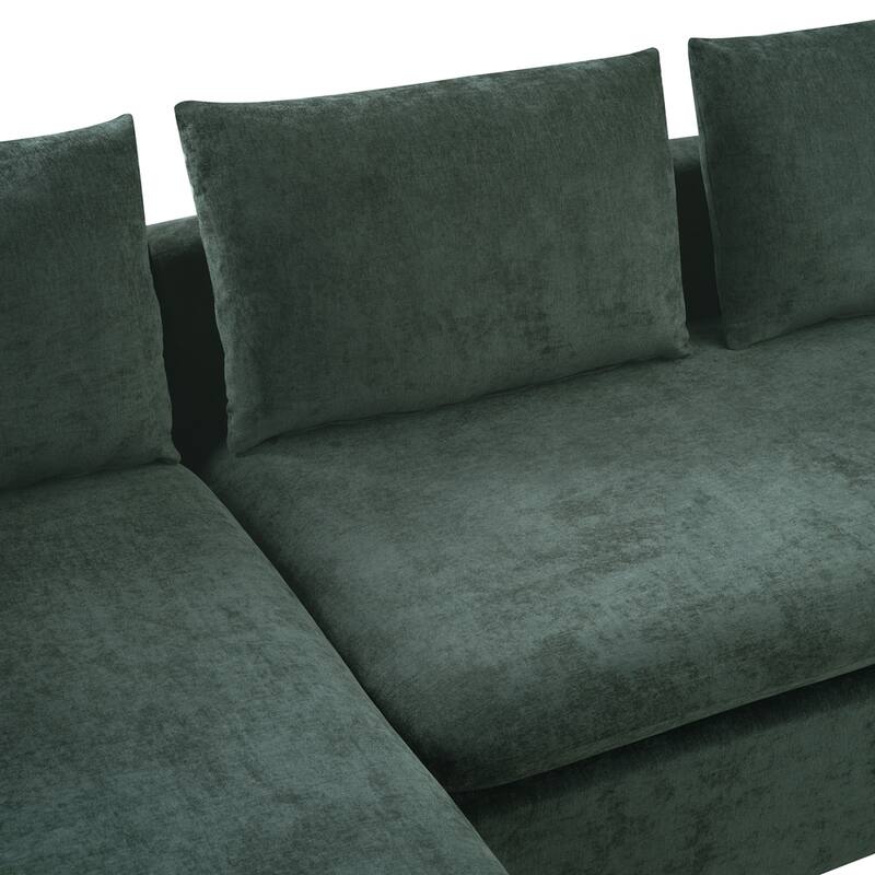 Sectional Sofa 93.7 Inch L-shaped Sofa Upholstered Sofa Couch