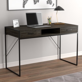Safdie & Co. Grey Wood 48-inch Writing Desk/Computer Table/Gaming ...