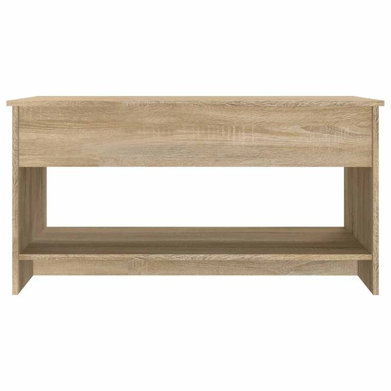 vidaXL Coffee Table Lift Top End Table Accent Side Sofa Table Engineered Wood - 40.2" x 19.7" x 20.7"