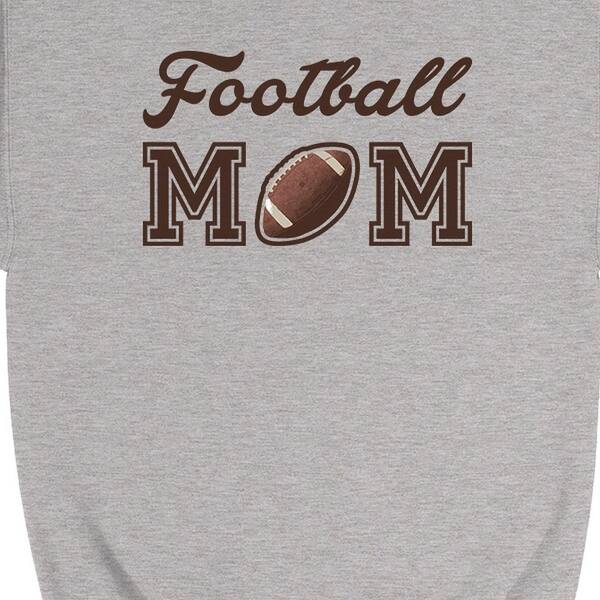 Shop Football Mom Unisex Grey Pullover Sweatshirt Mother S Day