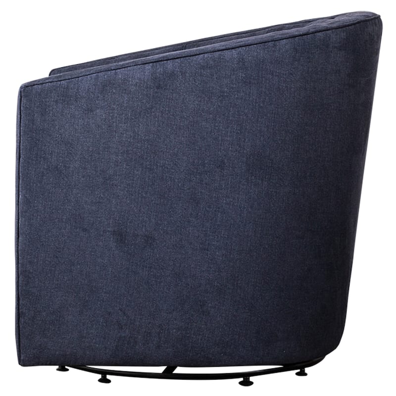 NPD Furniture Walsh Fabric Swivel Barrel Chair