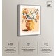 preview thumbnail 15 of 63, Mid Autumn Flowers Canvas Boho Colorful Wall Art by Art Remedy