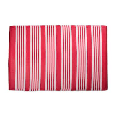 DII Multi-Striped Outdoor Rug