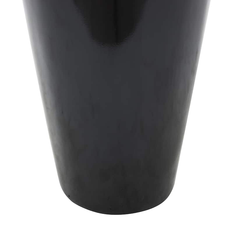 Fiberglass Minimalistic Floor Decorative Vase - Black - Roche River Decor
