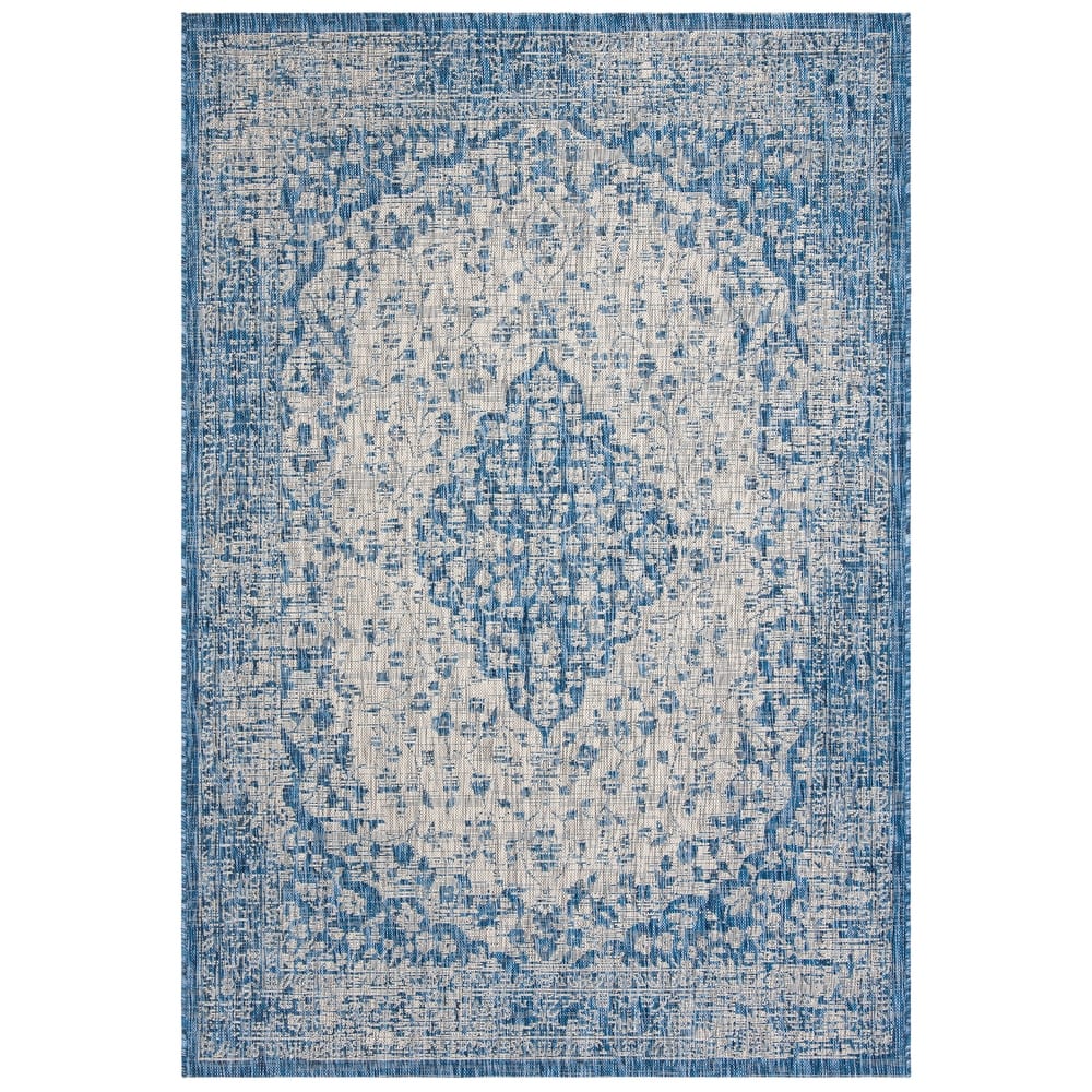 SAFAVIEH Courtyard Boud Indoor/ Outdoor Waterproof Patio Backyard Rug