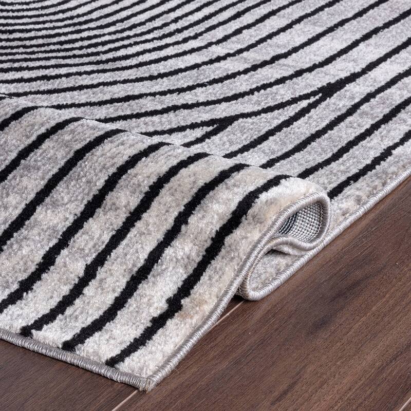 Contemporary Arch Knot Design Area Rug