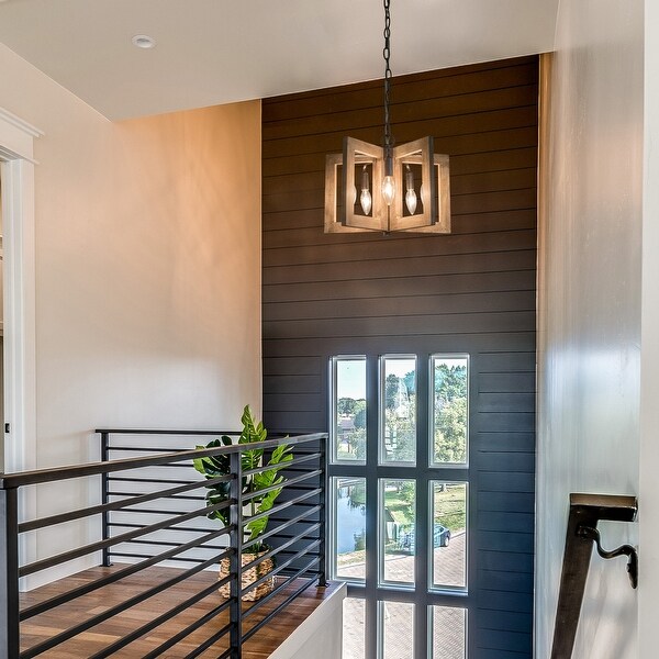 Entryway chandelier rustic discount