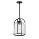 preview thumbnail 2 of 3, Maxim 30194 Foundry 11" Wide Outdoor Cage Pendant