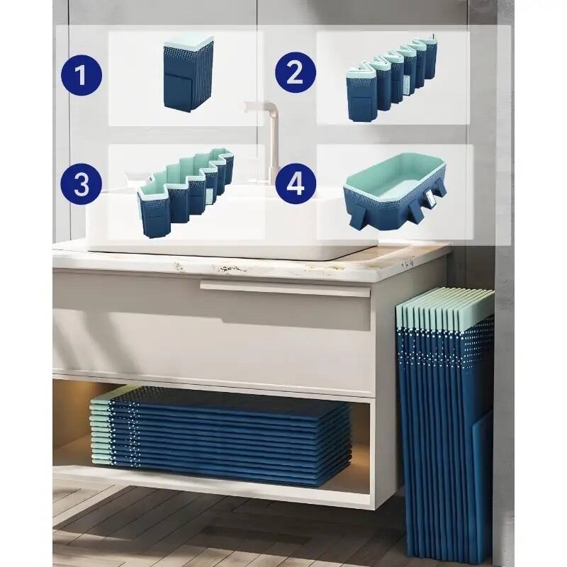 Anmytek 3.0m Foldable Above Ground Swimming Pool with Triangular Support System, 4-Layer Puncture Resistant PVC Construction