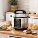 preview thumbnail 6 of 11, Electric Pressure Cooker, Upgraded 6 Quart/8 Quart 12-in-1 Multicooker, Stainless Steel Slow Cooker, Rice Cooker, Steamer, Sauté