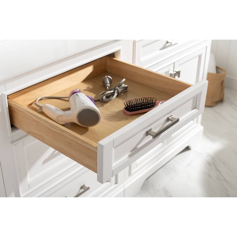 Milano 96" Double Sink Bathroom Vanity Modular Set