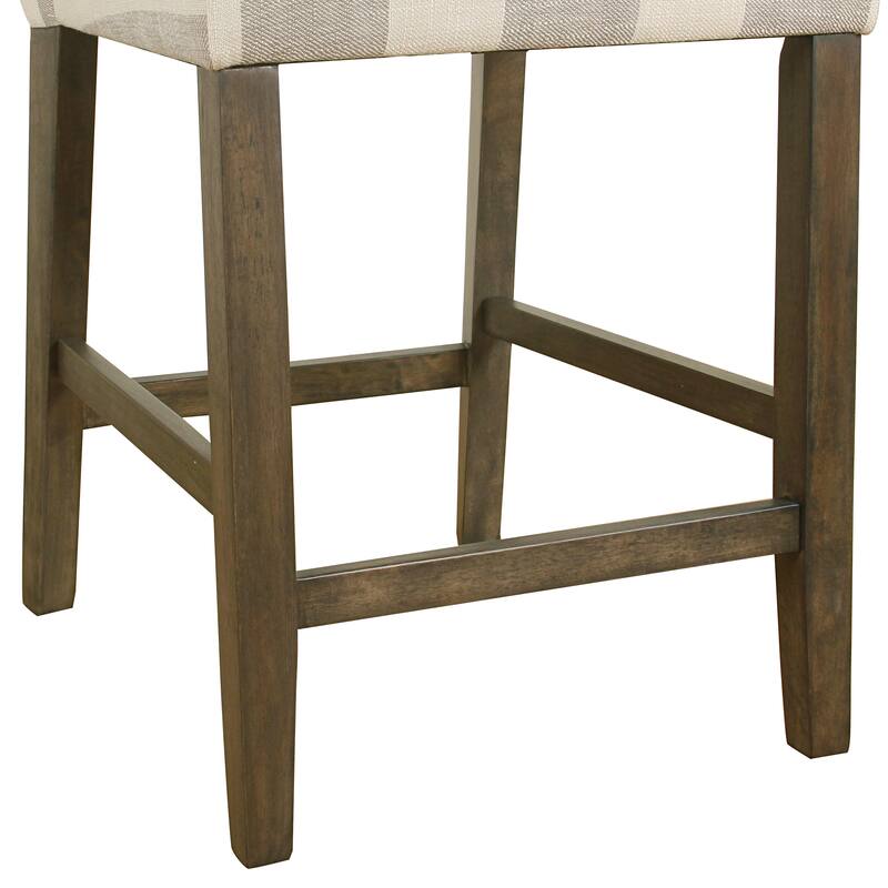 HomePop Curved Back 24" Counter Stool - 24 inches