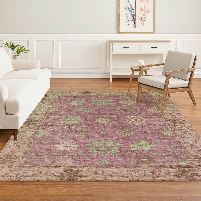 Premium Washable Super Soft Traditional Caply Mayfield Rug