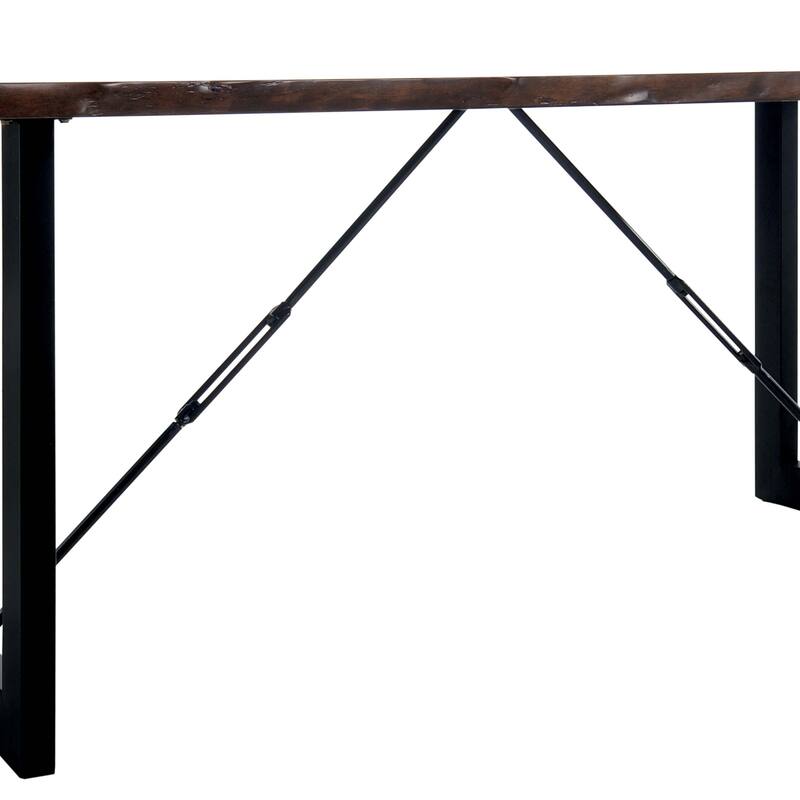 Mass Walnut 71-inch Live Edge Wood Dining Table by Furniture of America