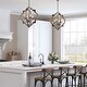preview thumbnail 16 of 26, Modern Farmhouse Distressed Wood Lantern Foyer Chandelier for Dining Room