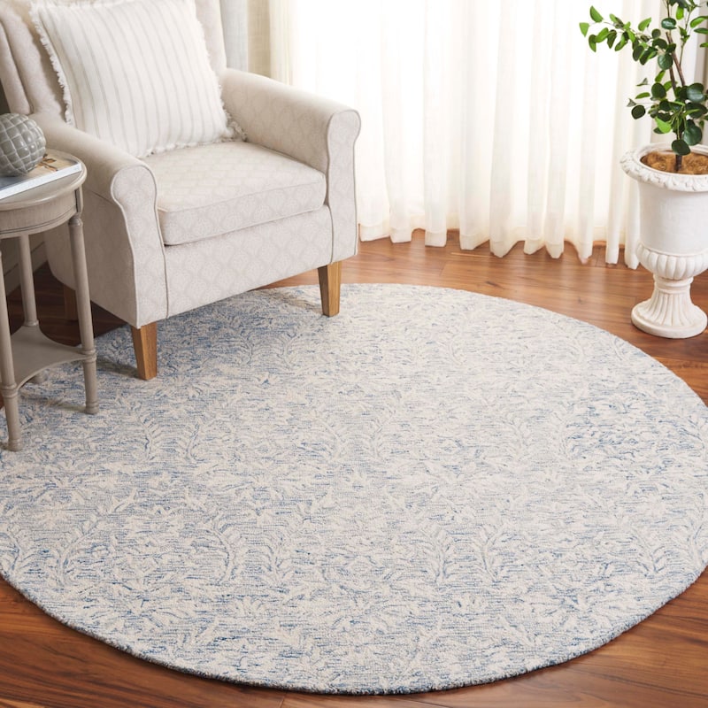 SAFAVIEH Handmade Ebony Lelioara Modern & Contemporary Wool Rug