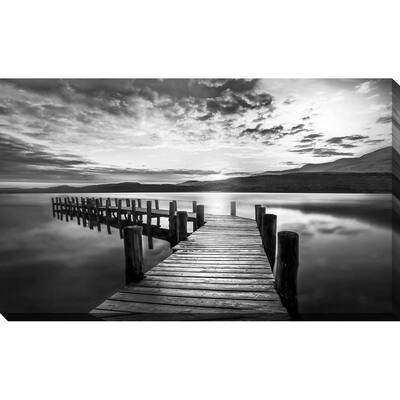 "Evening Dock " by Mike Calascibetta Print on Canvas