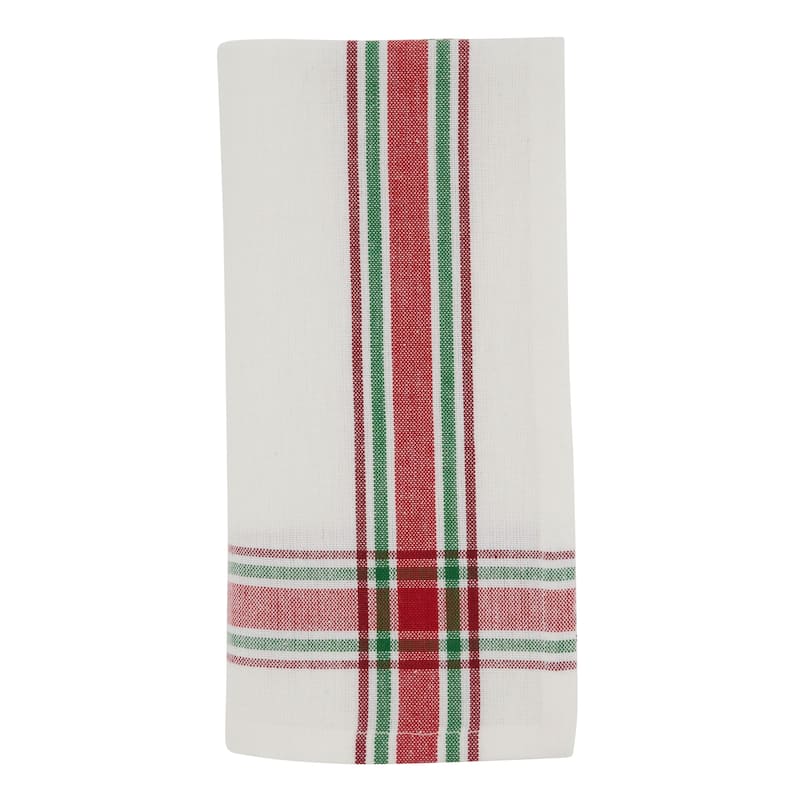 Table Napkins With Plaid Design (Set of 4)