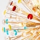 preview thumbnail 14 of 18, 12-Light Modern Glam Sputnik Round Colorful Chandelier Globe Starburst Crystal Beaded Firework Chandelier - 21.6 in. W