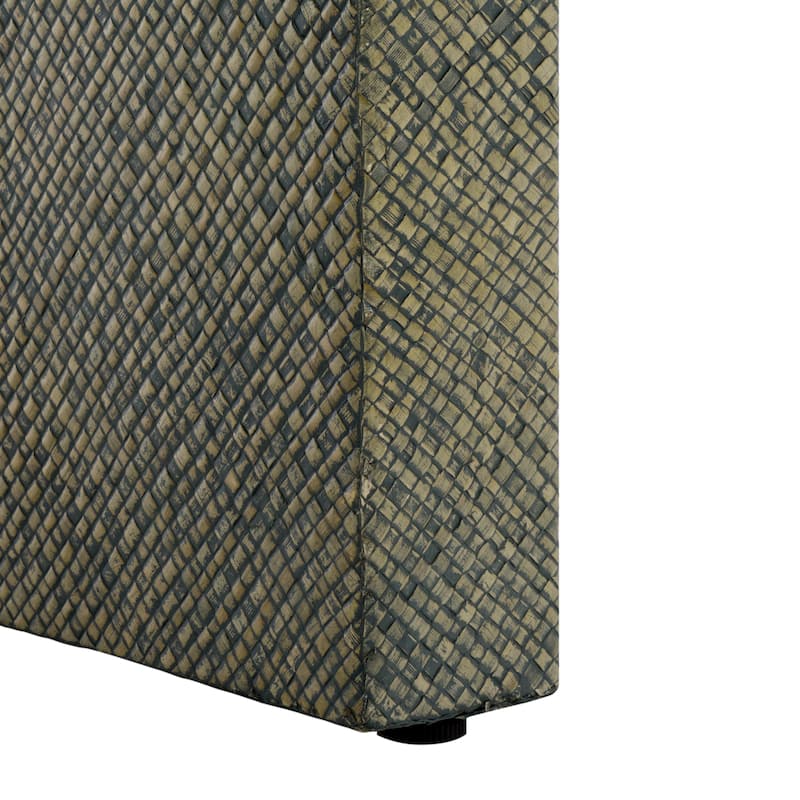 SAFAVIEH Home Pipat Curved Pandan Coffee Table, Fully Assembled - 18"W x 45"D x 18"H